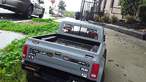 Bumper/Window Decals for RC Scale cralwer Accessory - 4 Styles to Choose from - for: Axial SCX10 II RC4WD Redcat Gen8 TRX4 Vanquish VS4-10 Stickers (Rap Hip hop R&B) - color: Rap Hip Hop R&b