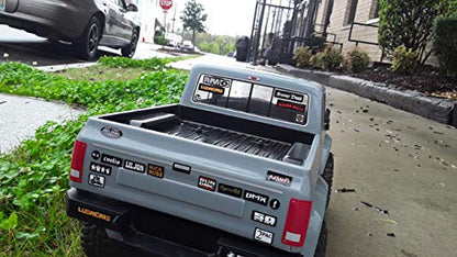 Bumper/Window Decals for RC Scale cralwer Accessory - 4 Styles to Choose from - for: Axial SCX10 II RC4WD Redcat Gen8 TRX4 Vanquish VS4-10 Stickers (Rap Hip hop R&B) - color: Rap Hip Hop R&b
