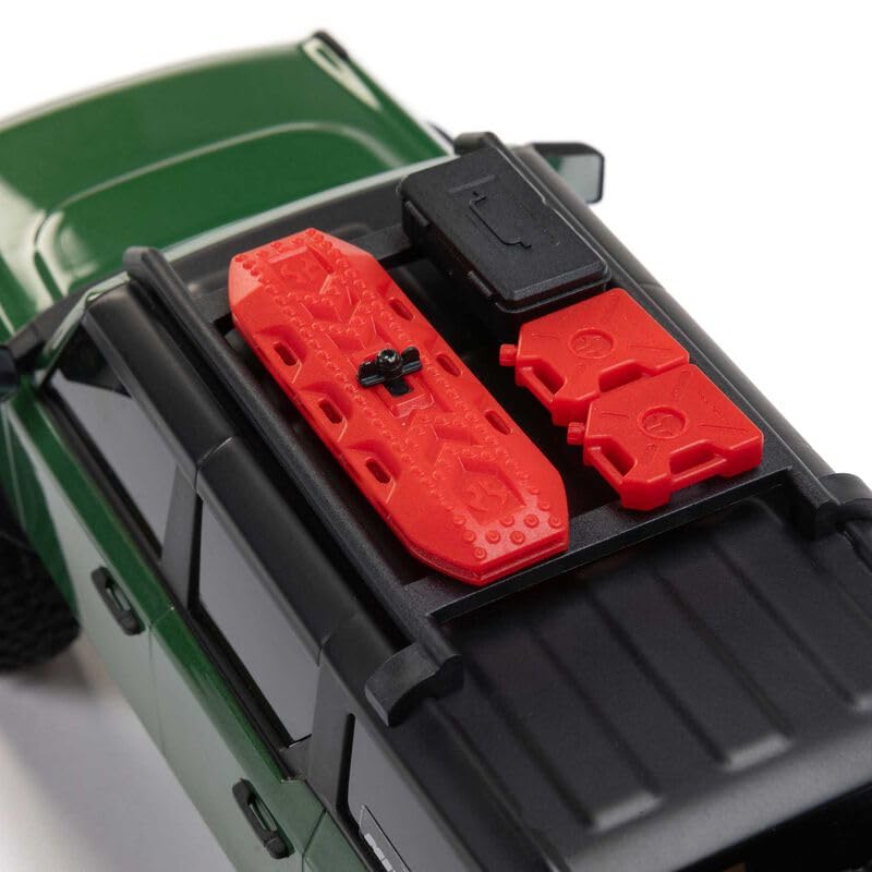 Axial 1/24 SCX24 F Bronco 4X4 RTR Brushed Rock Crawler (Battery & Charger Included) - Remote Control Car, RC Cars, RC Rock Crawler 4WD RTR 1/24 Scale for Adult (Green (AXI00006V2T5)) - color: Green (Axi00006v2t5)