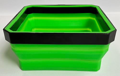 DOYUSHA Awesome Hobby Silicone Parts Tray, Green, Hobby Tools