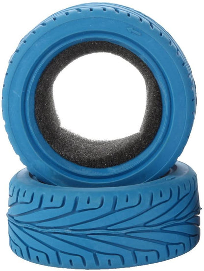 1/10 RC On-Road Car Tyres,WONFAST 4PCS 65mm Grain Drift Rubber RC Tire Replacement for 1/10 RC On Road Run-flating Racing Car for HSP Tamiya HPI Kyosho(Blue) - color: 65mm-Blue
