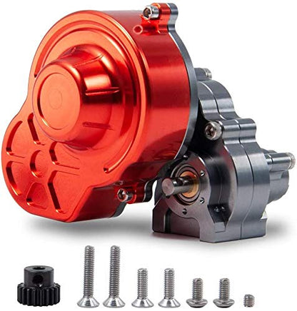 RC Metal Reverse Transmission Gearbox for 1/10 RC Crawler Car Axial SCX10 90027 SCX10 II 90046 Wraith Upgrade Parts