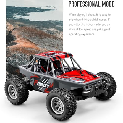 RC Off-Road Vehicle Model, 1/32 Scale 4WD Mini Electric 2.4G Remote Control High Speed Drift Off-Road, Mini Racing Drift Car for Adults - color: Red/S803