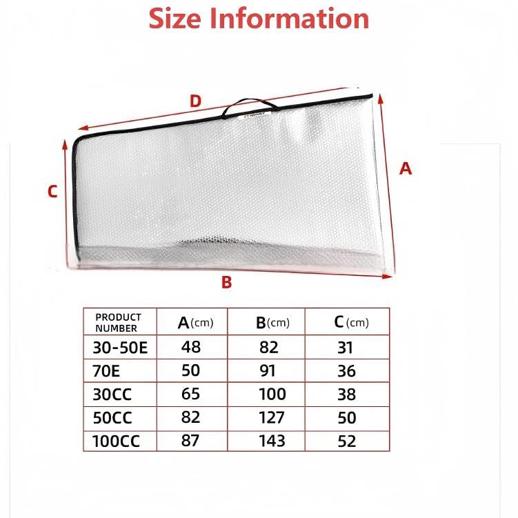 Bubble Protection Wings Bag for for 30-50E/70E /30CC/ 50CC /100CC RC Fixed-Wing Airplane, Can Accommodate 2 Wings &1 Carbon Tube (50CC) - color: 50cc