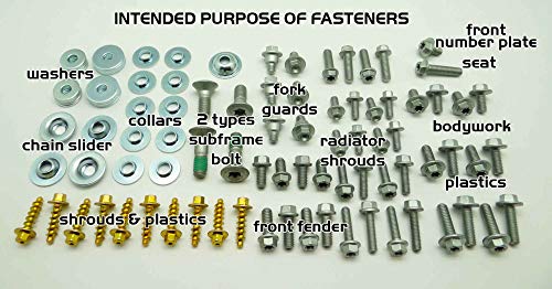Specbolt Euro Plastics Body Fastener Hardware Bolt Kit Fits: All KTM & Husqvarna Off Road Models