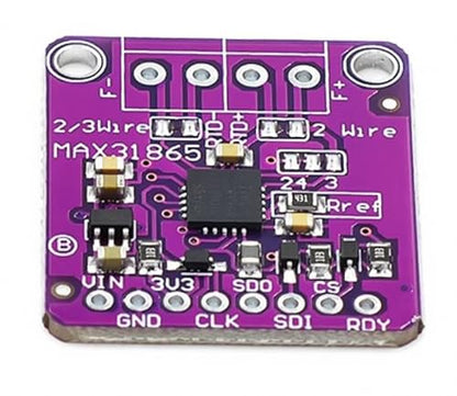 1 Set MAX31865 PT100/PT1000 RTD 3.3/5V Temperature Thermocouple Sensor Amplifier Board Temperature Detector Module with -50 to 200°C 0.5m 3 Wires PT100 RTD Sensor Probe