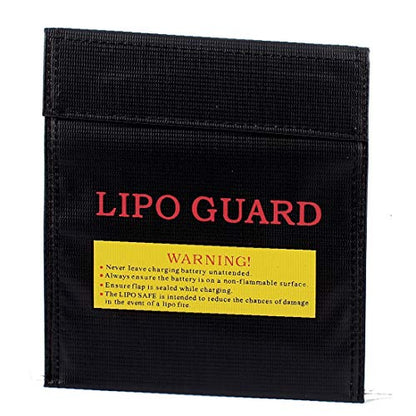 New Lon0167 22cm x Featured 18cm RC LiPo reliable efficacy Battery Safety Guard Fireproof Charging Bag Black(id:e8b ba 35 f2b)