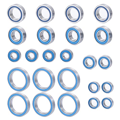 24Pcs Wheel Hubs Rubber Sealed Bearing for Axial Yeti XL RTR Kit | 1/5 1/6 1/8 RC Car Upgrade Parts