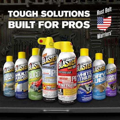 PB Blaster Penetrating Oil Spray, Big Shot 18 oz Aerosol Cans (1-Pack) – Rust Remover & Bolt Loosener for Stuck Nuts, Bolts & Rusted Parts – Penetrating Catalyst for Automotive & Mechanical Use - size: 18oz (1 Pack)