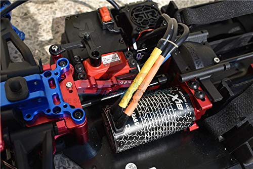 GPM For Arrma LIMITLESS/INFRACTION Upgrade Parts Aluminum Front Chassis Brace - 1Pc Set Red
