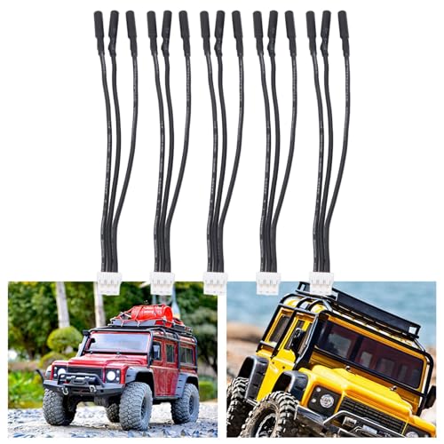 5pcs Universal RC Brushless Motor ESC Conversion Cable with 3P Plug for KYOSHO Mini Z, Axial SCX24 Motor Modification