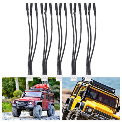5pcs Universal RC Brushless Motor ESC Conversion Cable with 3P Plug for KYOSHO Mini Z, Axial SCX24 Motor Modification