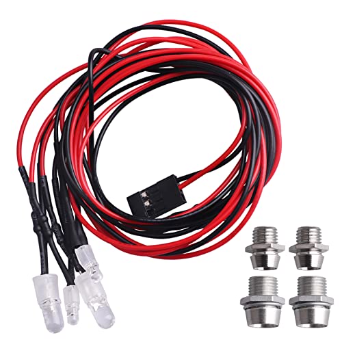 RC Car Lights 4Leds Light Kit Headlights Taillight for Traxxas Slash Arrma Axial SCX10 Redcat Losi Tamiya HSP HPI RC4WD RC Car Truck Tank Crawler