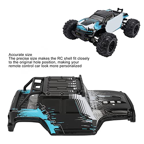 RC Car Body Shell, RC Car Body Parts, 4WD Car Shell Kit for SCY 16103PRO 1/16 RC Car (Blue) - color: Blue