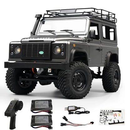 MN99S 1/12 RC Crawler, RC Land Rover 4x4 Off Road Rock Crawler | RTR RC Jeep with Two 1200mAh Batteries