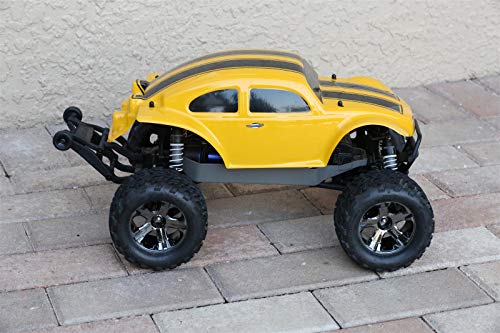 SummitLink Custom Body Yellow Bumblebee Style Compatible for 1/10 Scale RC Car or Truck (Truck not Included) STB-BEE-01