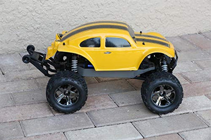 SummitLink Custom Body Yellow Bumblebee Style Compatible for 1/10 Scale RC Car or Truck (Truck not Included) STB-BEE-01