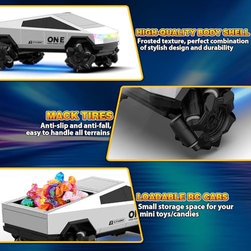 Gesture Sensing RC Stunt Car Toys for 6-12 Years Old Boys Girls, 1/28 Scale 4WD RC Drift Car, 2.4Ghz RC Cars, Seven Light Modes Hand Controlled 360°Rotating Cool Birthday Gifts for Kids - color: Grey