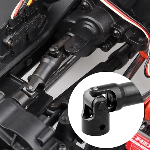 Splined Steel Universal Drive Shaft Driveshafts CVD Axle Shaft 1/10 Scale RC Crawler Car Upgrades Replacement for Traxxas Axial Tamiya RC4WD Redcat Racing (62-75mm Length) - size: 62-75mm Length