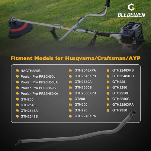 Steering Drag Link Compatible with Poulan Craftsman Roper Weed Eater Husqvarna GTH250 GTH2548 GTH2550，Replace# 532137155 175572 - size: 175572