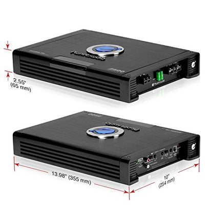 Planet Audio AC2500.1M Monoblock Car Amplifier, 2500 Watts, 2/4 Ohm Stable