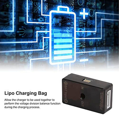 Universal RC Battery Discharger, 3 in 1 150W Electric Module for 8 Electric Display Car Model Accessory with Lipo Battery Bag Electric Display