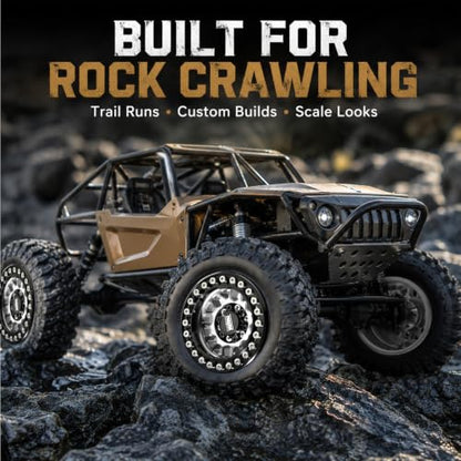 4PCS 1.9" RC Beadlock Wheels with12mm Hex & -6mm Offset Aluminum 30mm Wide Rims for 1/10 RC Crawler, Compatible with TRX4 TRX6 SCX10 SCX10 II III Gen8 RC4WD D90 90046 AXI03007 - color: Black-Silver