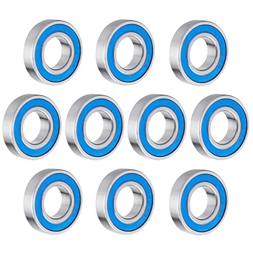 RC Ball Bearings 12x24x6mm Compatible with Arrma 1/5 Kraton 4WD BLX 1/5 Outcast 4WD BLX HPI Baja 5B (10-Pack) - size: 12x24x6mm