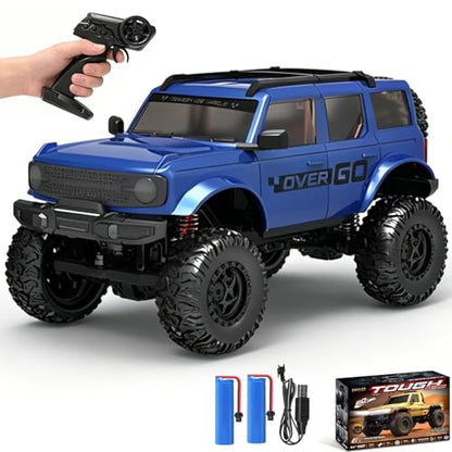 1:20 Scale RC Crawler RTR RC Rock Truck 4x4 2.4GHZ Hobby Grade Remote Control Car Model Vehicle RC Buggy (02-Blue) - color: 02-blue