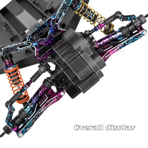 RC Drive Shaft CVD Axles Upgrades Part for 1/10 Slash VXL 4X4,Rustler VXL 4X4,Stampede VXL 4X4,#45 Steel Front Rear Driveshaft with Hex,Colorful - color: Colorful - Upgrades