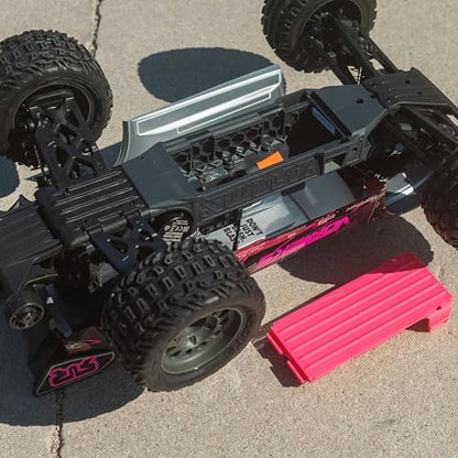 ARRMA RC Truck 1/10 VORTEKS 223S DSC 2WD RTR Brushless Stadium Truck, Pink, (Lipo Battery and Charger Not Included) ARA3505T3 - color: Pink