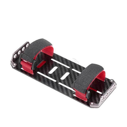 Carbon Fiber Battery Mount Plate Tray for 1/10 RC Crawler SCX10 Fit for Axial Rock Car