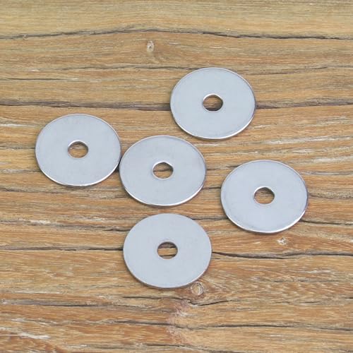 110 Pieces M3x15x0.8mm Fender Washers, 304 Stainless Steel Flat Washers, Fender Washers, Metal Washers for Screws Bolts - size: M3X15X0.8mm