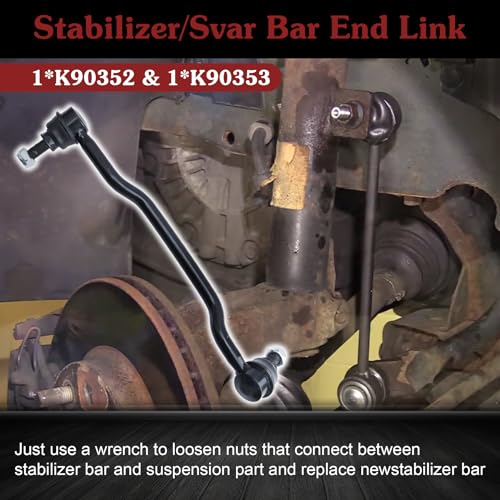 K90352 K90353 Sway Bar Link - Restore Sedan Handling | Compatible with 2002-2006 Nissan Altima 2004-2008 Maxima - color: 1*K90352 1*K90353, size: Sway Bar Link