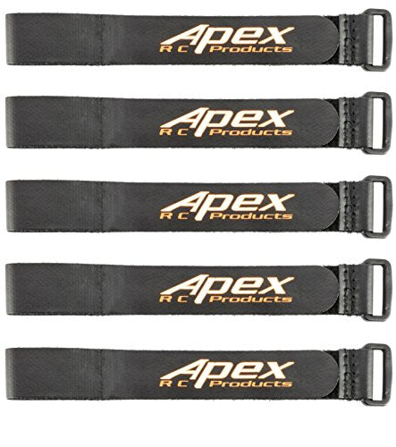 5 Pack 20mm x 300mm HD Non-Slip Battery Straps 3031A