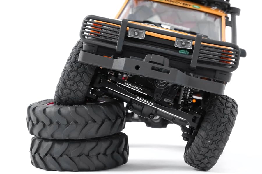 Aluminum Steering Link Set for 1/24 RC Crawler for FMS FCX24M Tacoma&Land Rover Upgrade Parts - style: Aluminum