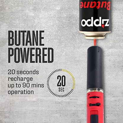 Berkling BSG-568 Cordless Butane Soldering Iron Kit, 5 Tips & Solder Wire | 3-in-1: Soldering Iron, Heat Gun & Torch, Self-Igniting, Adjustable Flame, 90-Min Runtime, Case, Wrench & Sponge Included