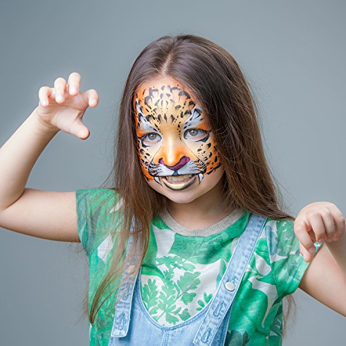 Custom Body Art 1-oz 8 Color Primary AirbrushWater Base Face-Body Paint Set - color: 8 Color Kit