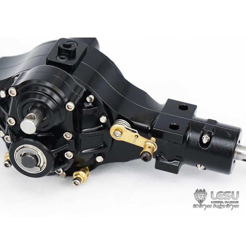 LESU Metal Rear Axles Differential Lock for RC 1/14 Tractor Truck Model Accessories
