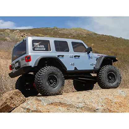 Axial RC Truck SCX6 Jeep JLU Wrangler 1/6 4WD Rock Crawler RTR, Silver | AXI05000T2, Batteries and Charger Not Included - color: Silver