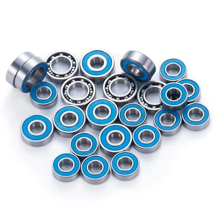 Compatible with Axial for Capra F9 1/10 RC Crawler Car Truck Parts Accessories 24Pcs Wheel Hub Axles Sealed Bearing Kit RC Accessories