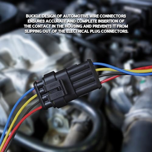TMH 700 Pcs 1/2/3/4/5/6 Pin Electrical Connector Kit 22-16 AWG, Automotive Electrical Wire Terminal Connectors Male&Female Pin Automotive for Car Truck Motorcycle Marine Boat - size: 1/2/3/4/5/6 Pin (700 Pcs)