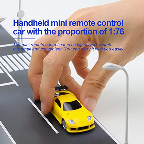 1:76 Turbo Racing Scale RC Sport Car, Table Racing Remote Control Mini Model Car Full Proportional RTR Kit Toys (C71white) - color: C71white