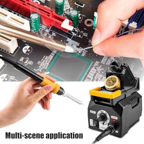 Siziviki 936A I Soldering Station Iron Kit, 45W | Micro Soldering Practice Set for Electronics, ESD-Safe, Minimalist Operation, Fast Heating & Temp Control 302°F–572°F