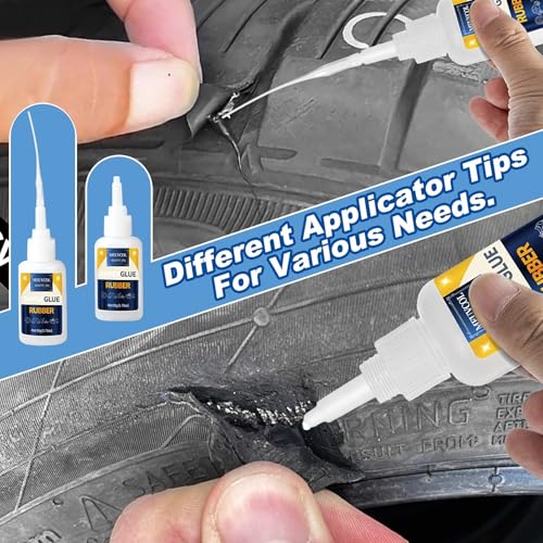 Rubber Glue,100g Super Glue for Rubber, RC Tires, Seals, Gaskets, Shoe Soles, Hose, Rubber Adhesive Heavy Duty, Waterproof, Motorcycle Handlebar Grip Glue for Automotive Parts, Bike Tires - size: 100g