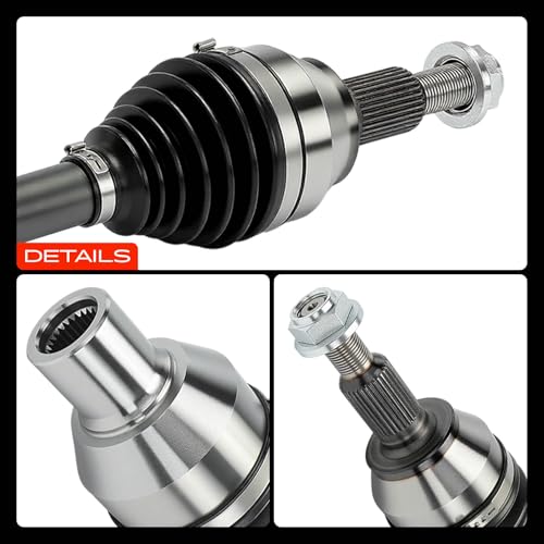 A-Premium Front Driver or Passenger Side CV Axle Shaft Assembly | Compatible with Ram 1500 2012-2021 & 1500 Classic 2019-2020, 4WD Models, For Lifted or Stock Suspensions - style: Front Driver or Passenger Side