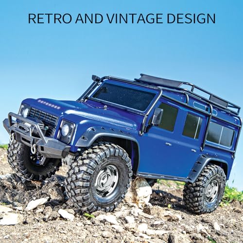 RC 1.9 Vintage Beadlock Wheels for TRX4 SCX10 1/10 Crawler, Silver | Retro Vintage Design, Aluminum Alloy Plating, Electroplate Silver RC Wheel Hub, 4 Pack