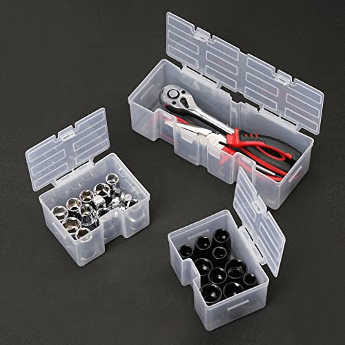 Mayouko 16 Compartments Detachable Toolbox Organizer,Hardware Organizer Box with Removable Sections,Carrying Storage Case for Patts,Screws,Bolts,Nuts,Toys - size: 13.5"L x 12"W x 5"H