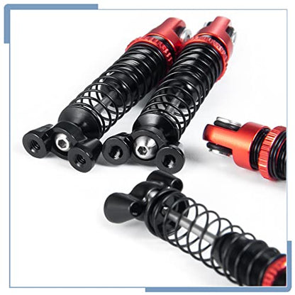 4PCS RC Aluminum Alloy Shocks Absorber Dampers | For Kyosho Mini Z 4x4 1/18 Scale Jimny 1/24 Scale Wrangler