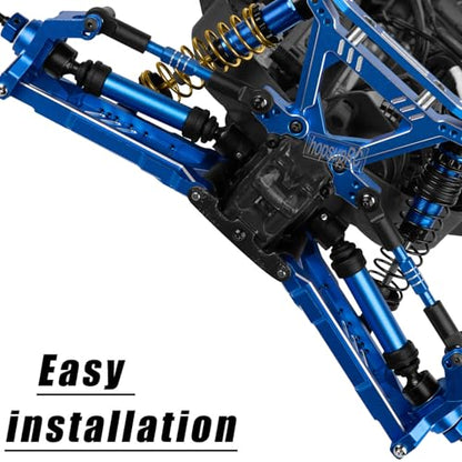 RC Upgrades Part for Stampede Slash Rustler JatO 4X4 VXL/BL-2s,RC #45 Steel CVD Drive Shafts,Harden Front Rear Driveshaft Axles Hops up(4PCS),Replace #9051#9052 Navy Blue - color: Navy Blue(4pcs)